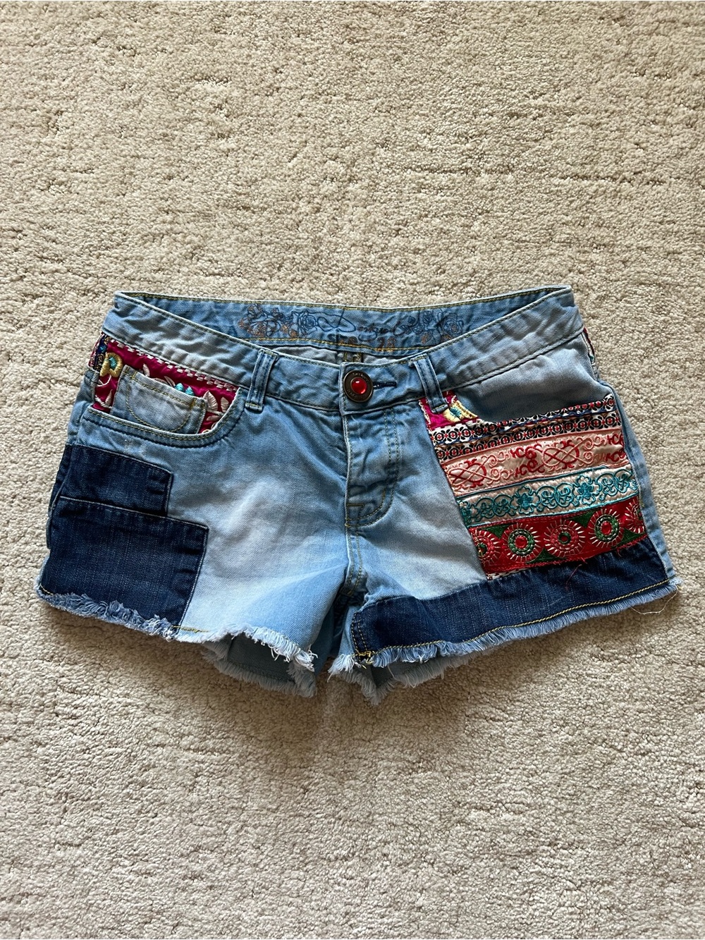 Desigual Low-rise Jean shorts